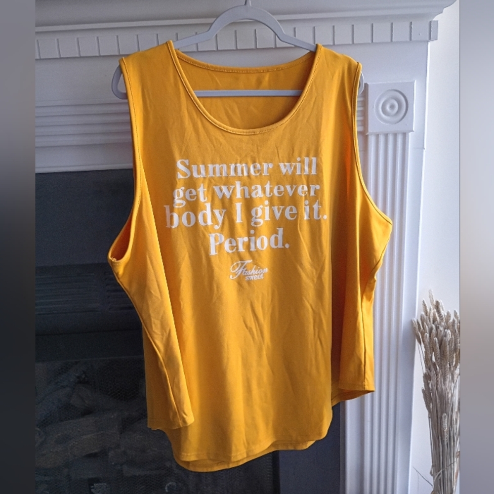 Adult Fashion Sweet 5XL Graphic Tank Top